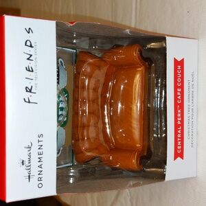 Hallmark Ornaments Friends Central Park Cafe Couch Christmas Ornament New In Box